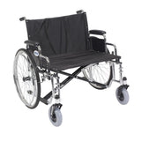 Drive Medical std28ecdda Sentra EC Heavy Duty Extra Wide Wheelchair, Detachable Desk Arms, 28" Seat - Owl Medical Supplies