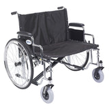 Drive Medical std30ecdda Sentra EC Heavy Duty Extra Wide Wheelchair, Detachable Desk Arms, 30" Seat - Owl Medical Supplies