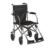 Drive Medical tc005gy Travelite Chair in a Bag Transport Wheelchair - Owl Medical Supplies