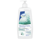 Tena 64343 Body Wash & Shampoo, Scent Free, Pump Bottle, 1000ml - Owl Medical Supplies