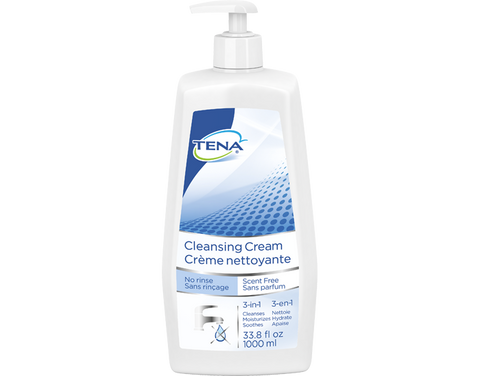Tena 64415 Cleasing Cream (Formerly Washcream) Scent Free 1000ml Bottle - Owl Medical Supplies