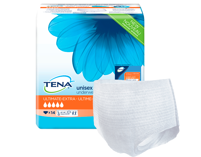 Tena 72116 Ultimate Underwear, Small (64-89cm or 25-35) White – Owl  Medical Supplies