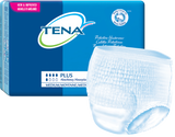 Tena 72633 Protective Underwear Plus Absorbency, Large, 114 - 147cm (45 - 58") White - Owl Medical Supplies