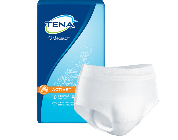Tena 54950 Women Active Underwear, Super Plus, X-Large 48 x 64