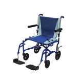 Drive Medical ts19 TranSport Aluminum Transport Wheelchair - Owl Medical Supplies
