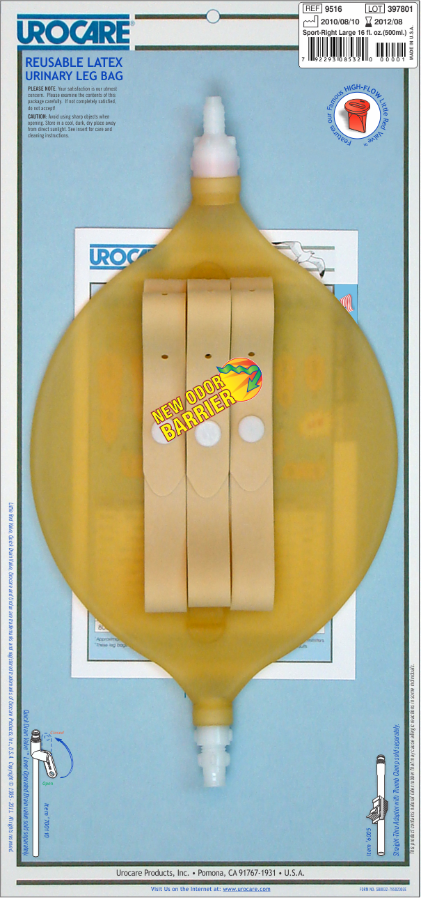 Bard Dispoz A Bag Urinary Leg Bag With Flip-Flo Valve And