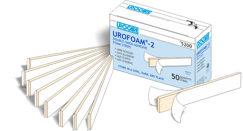 Urocare 5200 Urofoam-2 Double-Sided Adhesive Foam Strips - Owl Medical Supplies