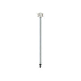 FlexiPort Tube Set, One L8" Tube, Double Hose Barb Connector