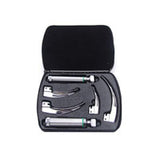 English MacIntosh Laryngoscope Set, HPX Halogen, Fiber-Optic, 2.5V, Medium
