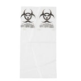 Cardinal Health Autoclavable Medical Waste Bag, Clear, 3ML Thick, 12 x 24IN