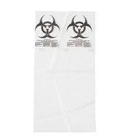 Cardinal Health Autoclavable Medical Waste Bag, Clear, 3ML Thick, 12 x 24IN