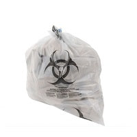 Cardinal Health WAC19X23C Cardinal Health Autoclavable Medical Waste Bag, Clear, 3ML Think