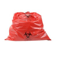 Cardinal Health WAC14X19R Cardinal Health Autoclavable Medical Waste Bag, Red, 3ML Think