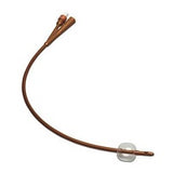 Cardinal Health Z20516ICC Dover Silver Coated 100% Silicone Foley Catheters, Specialty, 5 cc, 2-Way, Coudé Tip