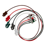Cardinal Health Z31248894A Snap Shielded Twin-Pin EKG Leadwire with Polyurethane Wire Coating
