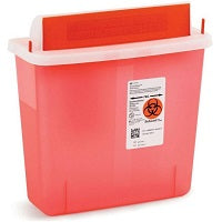 Cardinal Health Z85131 SharpSafety In Room Sharps Container, Mailbox