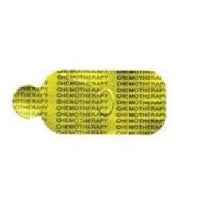 ChemoPlus IVA IV Bag Security Seal, for Baxter Viaflex Bag and Mini-Bag Plus Container, Yellow/Black Ink